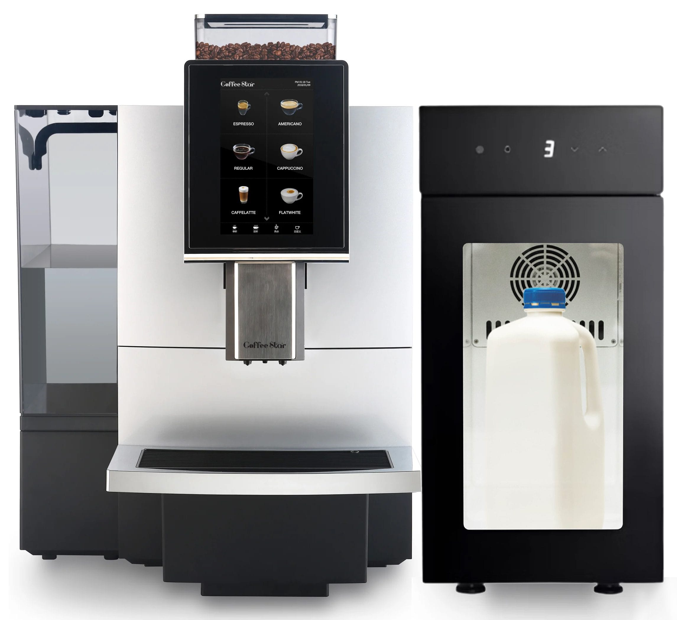 Delatti F12 — bean-to-cup with integrated FreshMilk